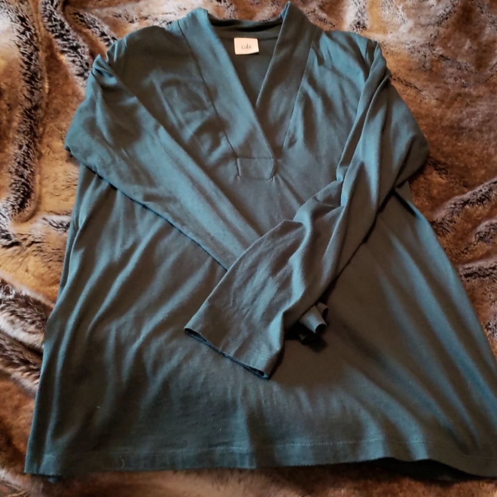 Long sleeve placard tee by cabi